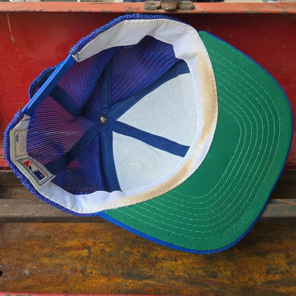 VTG Sports Specialties Chicago‎ Cubs Hat Blue YoungAn Mesh Snapback Trucker MLB